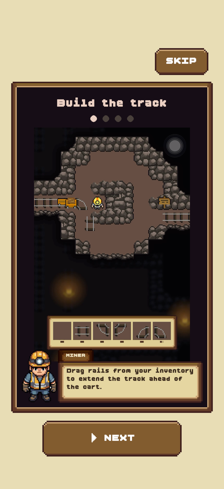 MineRail interactive guide